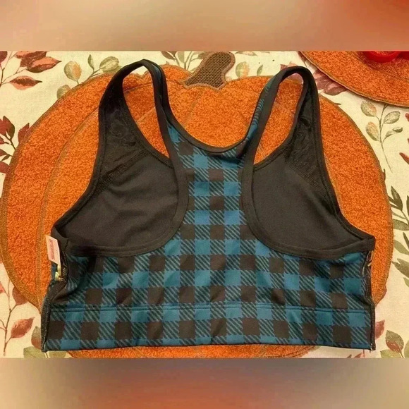Victoria's Secret pink plaid sports bra - Picture 2 of 3